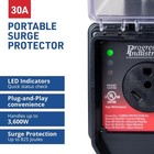 Progressive Industries Ssp-30xl 30 Amp Portable Rv Smart Surge Protector Black