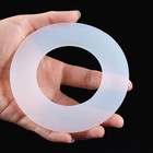 1mm Thick White Silicone High Temp Flat Ring Rubber Washer Seal Gaskets