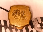 Stratton Gold Tone Rose-4cm-vintage Pill Box-05