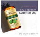Premium Organic Castor Oil 100  Pure And Hexane-free Cold-pressed Beauty 16 Fl 