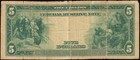 1914  5 Five Dollar Kansas City Federal Reserve Note Frn Fr 882