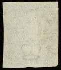 Gb Stamp Penny Black 1840 Victoria Pl 1b Ik 4 Good To Large Margin  Red Mx