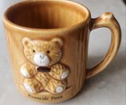 Vintage Rare Riverside Amusement Park Agawam Ma  Advertising Souvenir Bear Mug