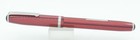 Esterbrook Lj Red Pearl   Chrome Fountain Pen - 9550 Extra Fine Nib - 1950 s