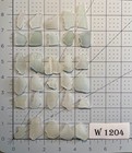W 1204 Genuine Surf Tumbled Sea Glass  Some Blue Tunged Frosted Beach Glass