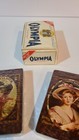 New Vtg Olympia Beer Playing Cards Miniature Case 2 Decks Big Oly