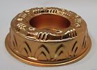 Retro 60-70s 8 5  Round Ring Coppertone Aluminum Vintage 3 5 Cup Jello Mold Pan