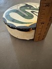 Snake Design Folk Art Small Indigenous Art Drum Vintage