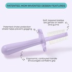 Infant Toothbrush  Baby Finger Toothbrush  2 Pack  Lavender And Yellow