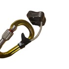 Petzl Verso Belay Device Paired With A Petzl Attache Carabiner