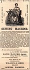 Willcox   Gibbs Silent Sewing Machine Howe 1871 Worcester Ma Clipping Taj8-h10