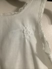 Vintage Her Majesty 4t Toddler White Dress Slip W lace And Embroidery