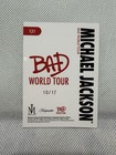 Michael Jackson Bad World Tour Vip Pass  121 Gold Ice 10 17 Ssp Keepsake