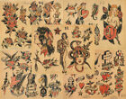 Sailor Jerry Traditional Vintage Style Tattoo Flash 50 Sheets 11x14 Old School 2