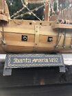 18 vintage 1492 Santa Maria Wood Sailing Ship Model Replica Christopher Columbus
