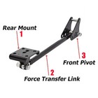 Black Steel Rear Traction Tie Bar Flip Kit For Chevy   Gmc C10 C15 1973-1987