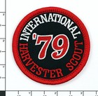 1979 International Harvester Scout Embroidered Patch Black red Iron-on Sew-on
