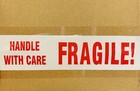 1-6-12-24-48 Rolls Fragile Handle With Care Carton Sealing Packing Tape 3x110