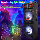 9 000w Dual 10  Bluetooth Speaker Subwoofer Heavy Bass Sound System Party   Mic