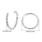 Open Jump Rings 50pcs 15mm O-ring Connectors For Jewelry Making  Silver