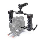 Aluminum Camera Video Rig Cage Kit With Top Handle   Arca Base For Dslr camcorde
