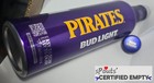 2024 East Carolina Pirates Ecu Bud Light Aluminum Bottle Beer Can Ncaa Football