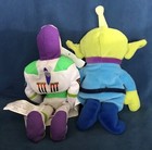 Disney Store Toy Story 1 2 3 4 Buzz Lightyear And Alien Bean Bag Plush 9  New 