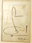 Atanas Katchamakoff Original Art Drawing Signed And Dated  Framed