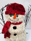 Hallmark Fiber Optic Snowman Color Changing Light Up 16  Christmas Holiday Decor