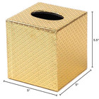 Tissue Box Cover Square gold Tissue Box Holders tissue Holder For Bathroom Acces