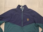 Zero Restriction Mayweather Pullover Men s Large Blue Green Quarter Zip Golf