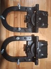 Vintage Pair Of Big 4 Barn Door Rollers Horseshoe