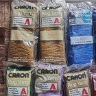 Cm   Caron Latch Hook Yarn Lot 15 Mixed Color Craft Rug Yarn Supplies 
