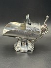 Vtg Sheffield England Sugar Scuttle Silver-plated Sugar   Candy Dish W  Scoop