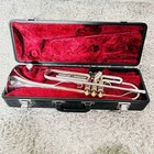 Yamaha Ytr-3320s Silver Plated Trumpet Musical Instrument W case