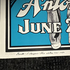 Singed Danny Garrett  dancing Muddy  Muddy Water Poster S n Authorized Reissue