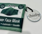 New Chicobag Brand One Size Adjustable Adult 3-layer Face Mask Washable  sage 