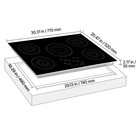 30  5 Burner Induction Cooktop 220v 9200w Led Touch Black