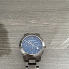 Burberry Bu9130 Chronograph Quartz 40mm Blue Dial Black Ss Bracelet Date