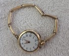Vintage American Beauty Double Gold Filled Ladies Watch   Band  Running Works