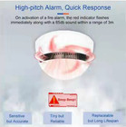 2 Pcs Smoke Detector Fire Alarm Photoelectric Sensor 85db Reduction Easy Install