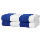 Kaufman - Large Beach Towel   30  X 60  Terry Cabana Striped Beach Towels 4 Pack