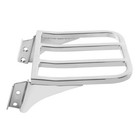 Chrome Sissy Bar Backrest Detachable Luggage Rack For Harley Softail