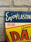 Vintage 1950s Dad s Root Beer Cardstock Litho Advertising Store Sign