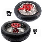 Kke 3 5 4 25 Supermoto Wheels Rims Tyre Set For Honda Crf450rl 2019-2027 Crf450l
