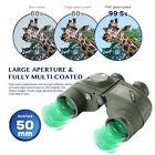 10x50 Marine Binoculars Waterproof With Rangefinder Compass For Hunting Boating