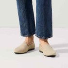 New Rothys The Almond Loafer In Chai Twill Casual Shoes Slip On Beige Size 8