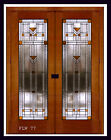 Beautiful Stained Glass   Praire   Misson    Designer Interior Door