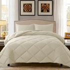  Twin Size Comforter Set - All Seasons Bedding Comforters   Twin twin Xl Beige