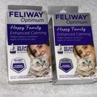 2 New Feliway Optimum happy Family 30 Day Diffuser Refills 04 01 2028 06 01 2027